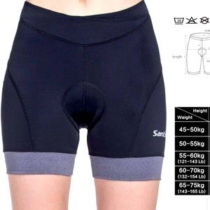 Santic NWT padded cycling bike shorts black s Small